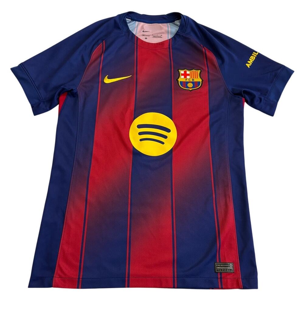 Nike FC Barcelona 25/26 Authentic Home Soccer Jersey HJ4590-456 Men’s Small